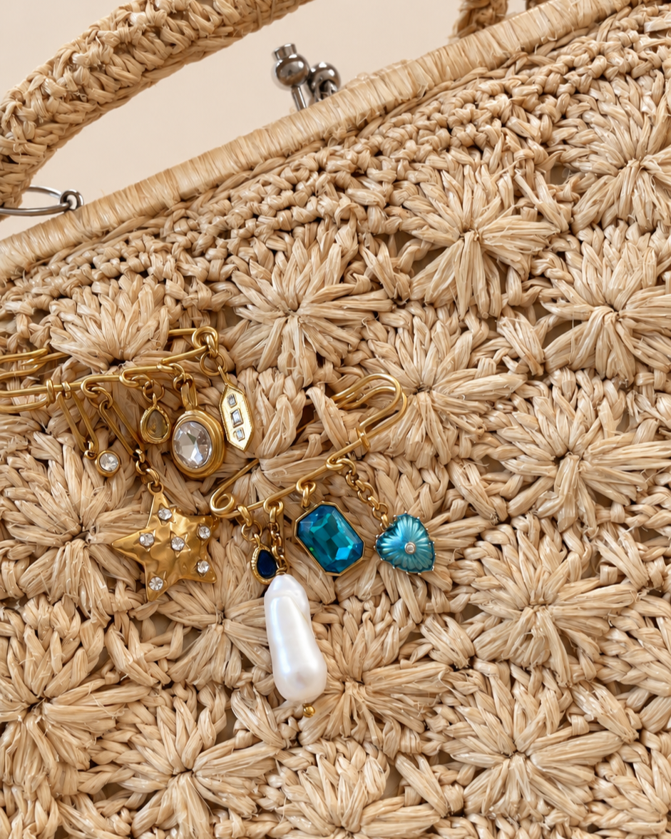 Sapphire Garden Brooch