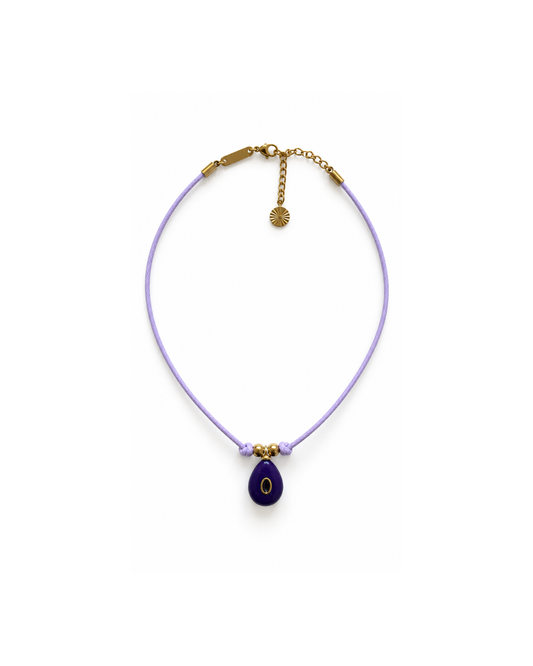 Lavender Drop Choker