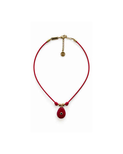 Gargantilla Ruby Drop