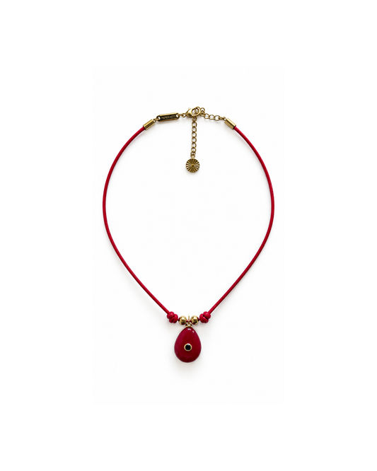 Gargantilla Ruby Drop