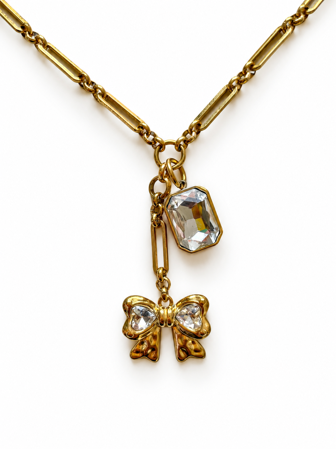 Crystal Bow – handmade jewelry by Pamabela, view 2 of 2