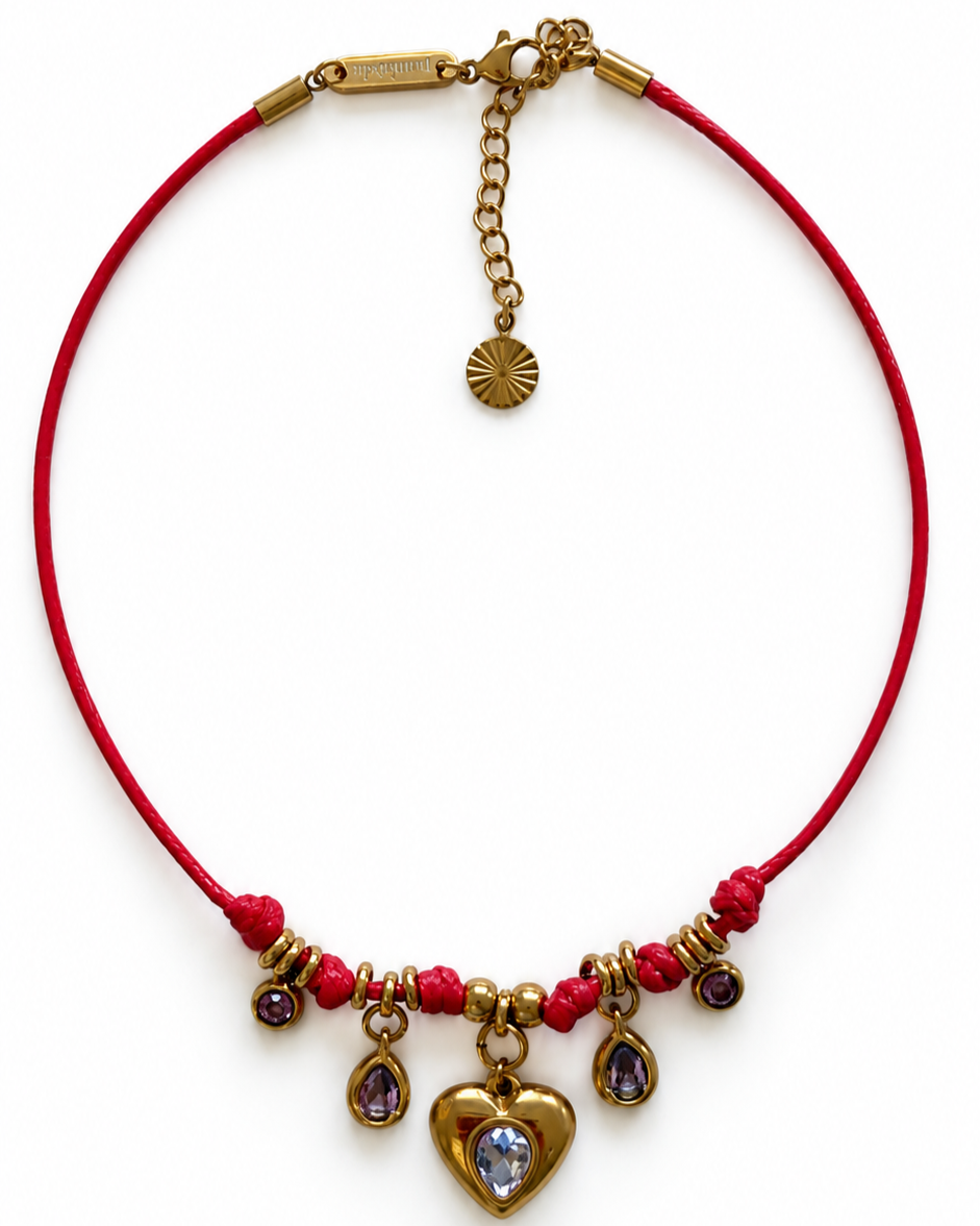 Cherry Heart Choker