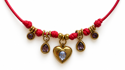 Cherry Heart Choker