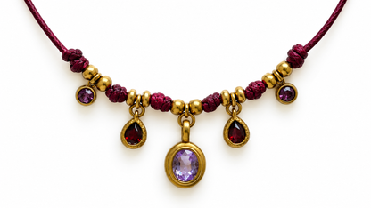 Bordeaux Charm Choker