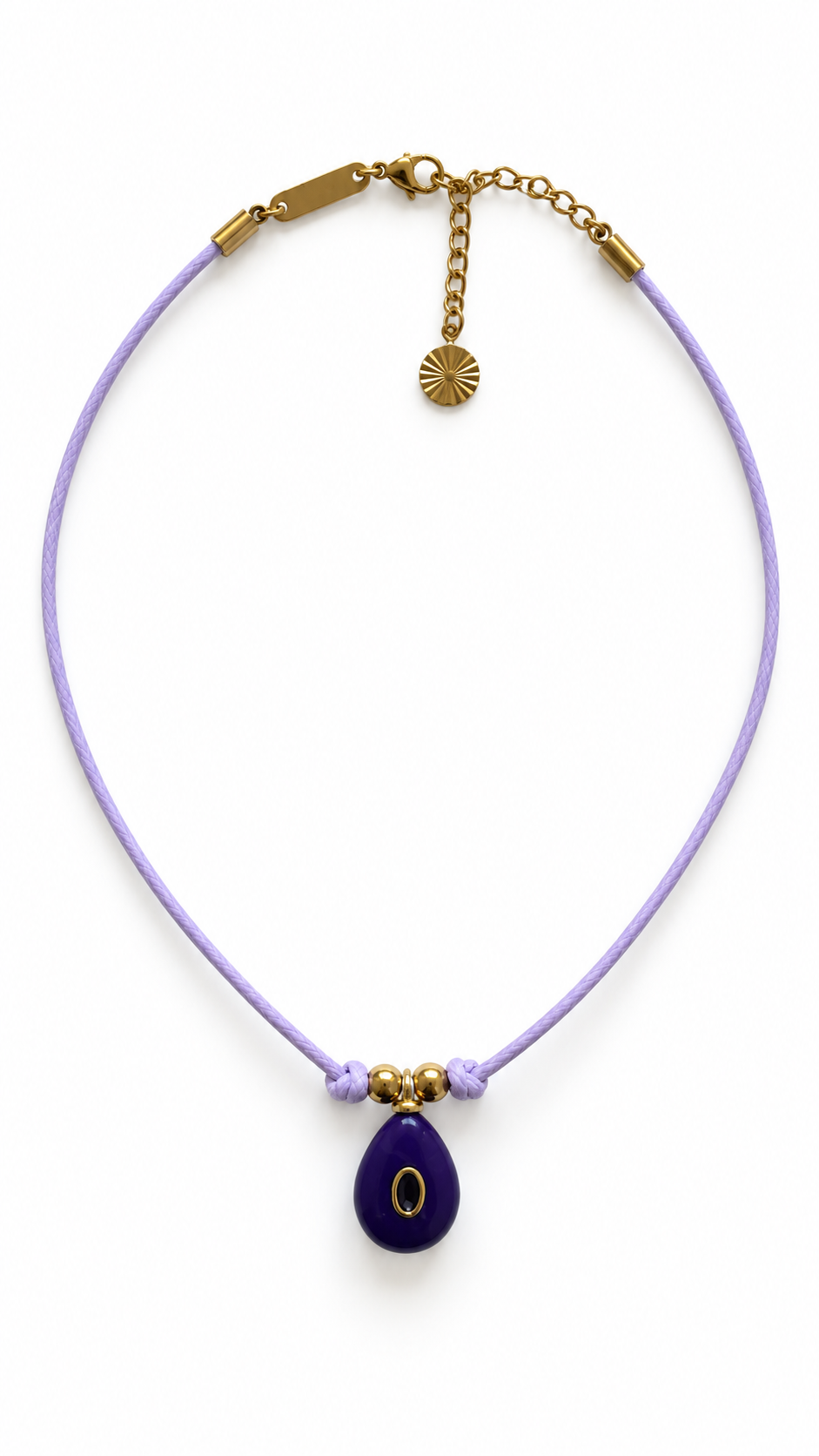 Lavender Drop Choker