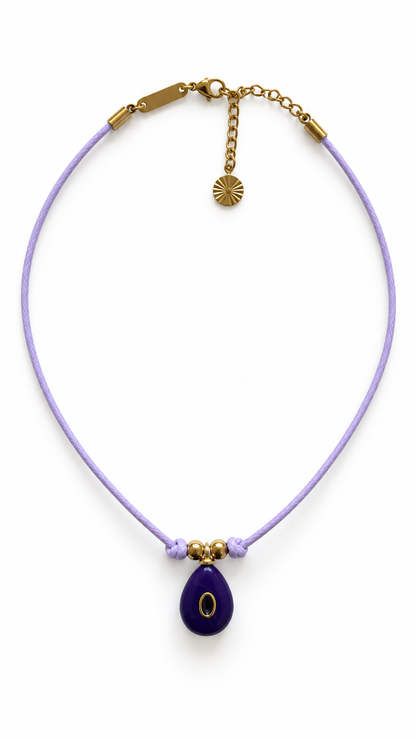 Lavender Drop Choker