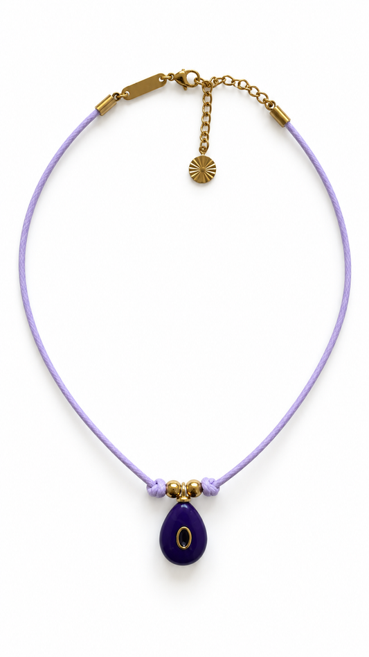 Lavender Drop Choker