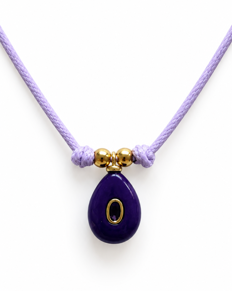 Lavender Drop Choker